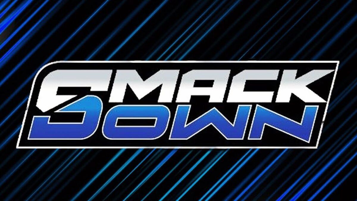 Promotional brand logo poster for WWE SmackDown on Fox